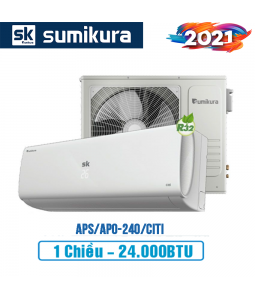 Điều hòa Sumikura 1 chiều 24000btu APS/APO-240/Citi - 2021